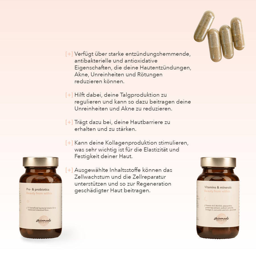 Bundle: Pro- & Präbiotika + Vitamine & Mineralstoffe – Nahrungsergänzungsmittel