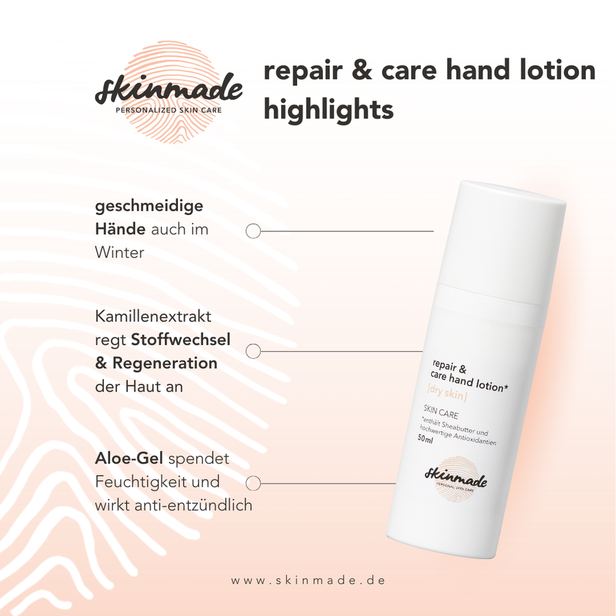 repair & care hand lotion - hand cream - 50 ml