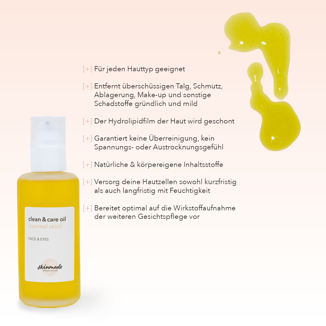 double cleansing set - clean & care oil & foam