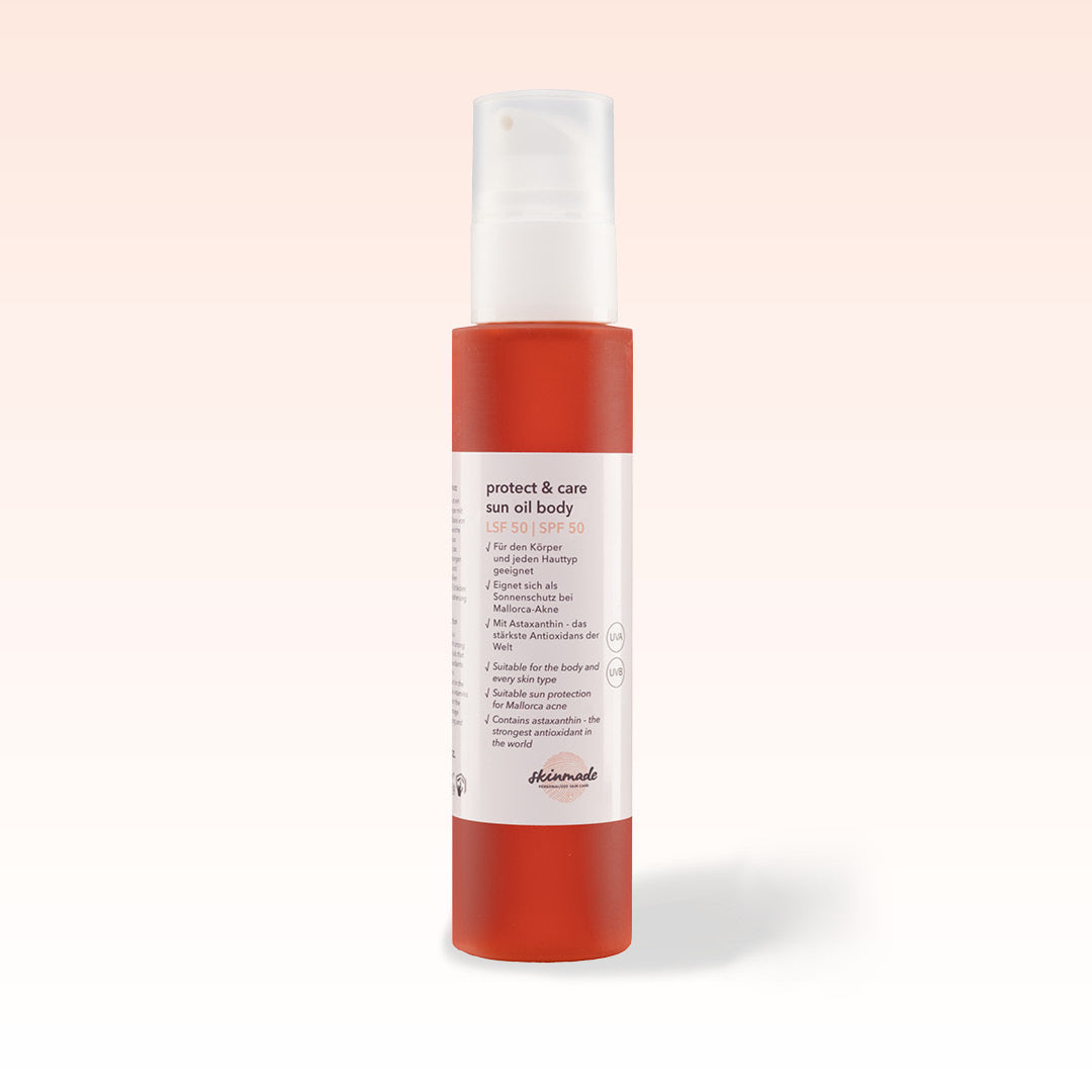protect & care sun oil body mit LSF 50