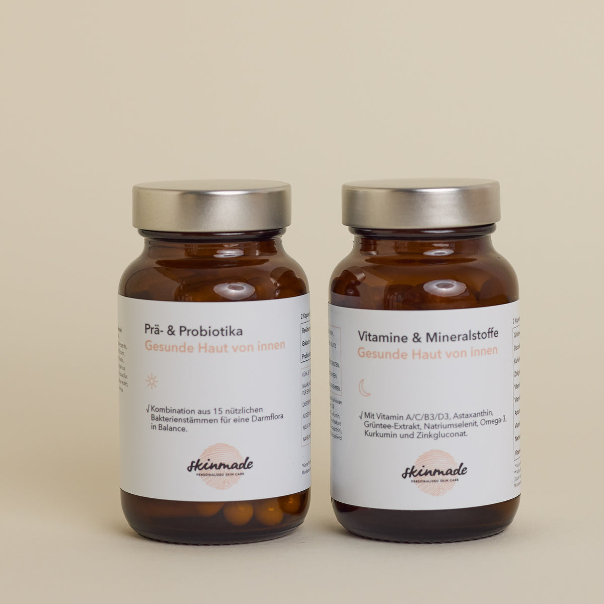 Bundle: Pro- & Präbiotika + Vitamine & Mineralstoffe – Nahrungsergänzungsmittel