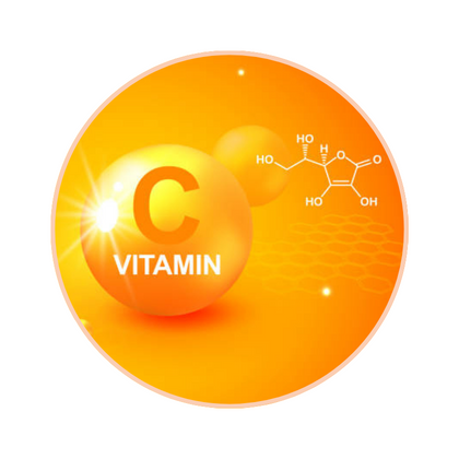 Ascorbic acid (with gold particles)