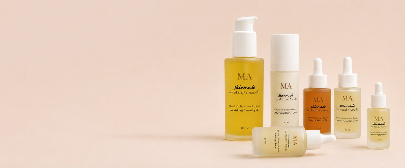 Die fünf Essentials der skinmade by Marijke Amado Kollektion